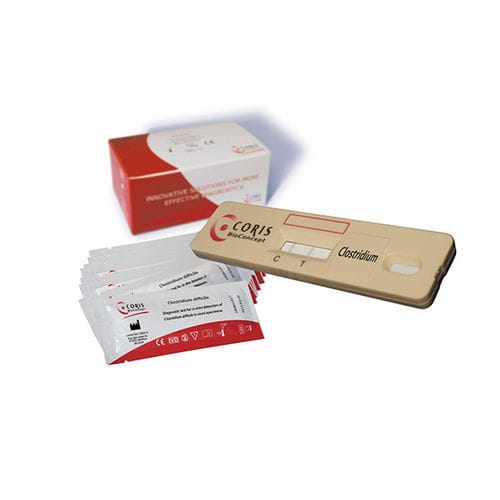 Kit di test per malattie gastrointestinali - K-1220 - Coris BioConcept - di glutammato desidrogenasi / del Clostridium difficile / per feci