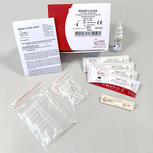 Kit di test per analisi di identificazione - RESIST-3 O.O.K. K-SeT - Coris BioConcept - di OXA-48 / immunocromatografico