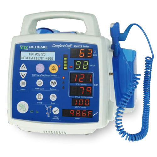 Monitor di segni vitali portatile - VitalCare™ 506N3 - Criticare Systems - compatto / TEMP / di frequenza cardiaca