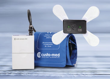 Monitor portatile per paziente - custo med GmbH - ECG / MAPA / per terapia intensiva