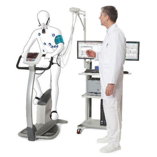 Stazione per prova da sforzo cardiorespiratorio - ec5000 - custo med GmbH - con cyclette
