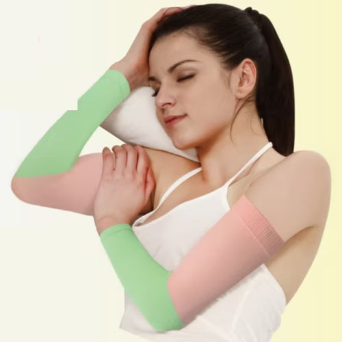 Manica compressiva di prevenzione delle tromboembolie venose (TEV) - DaYu - per donna / beige / nero