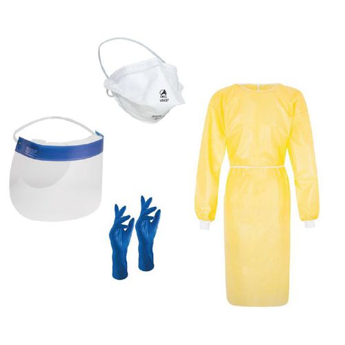 Kit medico di prevenzione - 9008 - DACH Schutzbekleidung - di emergenza / monouso / con guanti