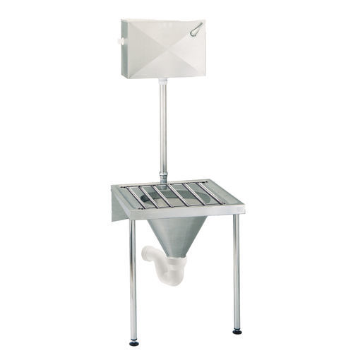 Lavandino Per il ripostiglio sporco - Slop Hopper HP20 - DDC - per il ripostiglio sporco / per ospedale / 1 postazione