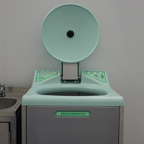 Trituratore per locale deposito per materiale sporco - Incomatic - DDC - per strutture sanitarie / ospedaliero / automatico