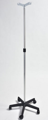 Asta portaflebo con rotelle - Dea - 2 ganci
