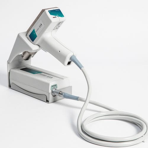 Termosigillatrice automatica - HemoWeld Gun™ - Delcon  - per tubi di sacche di sangue / da banco / a batteria