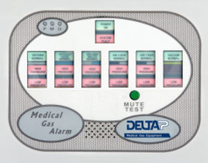 Sistema di allarme di zona - HTM 2022/02-01 - DELTA P  - per gas medicali