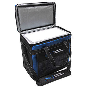 Borsa per campioni biologici - B 1001 16 - delta T - Gesellschaft für Medizintechnik - a tracolla / isotermica