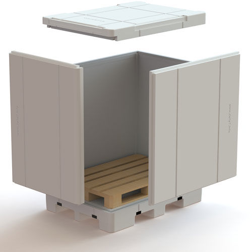 Pallettizzatore per cartoni - B 1006 15 - delta T - Gesellschaft für Medizintechnik - per l'industria farmaceutica