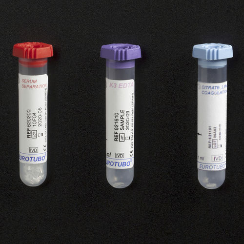 Provetta per prelievi da laboratorio - 620200 - Deltalab - cilindrico / di sangue / in polipropilene