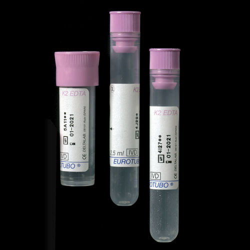Provetta per prelievi da laboratorio - 601603	 - Deltalab - cilindrico / di sangue / in polipropilene