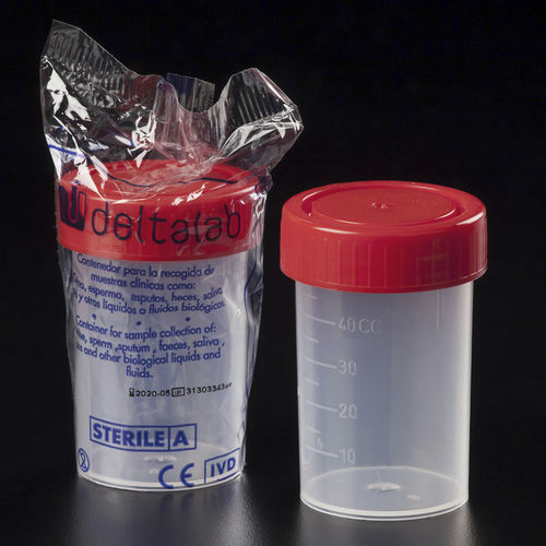 Contenitore per campioni di trasporto - 4095 series - Deltalab - in polipropilene / con tappo