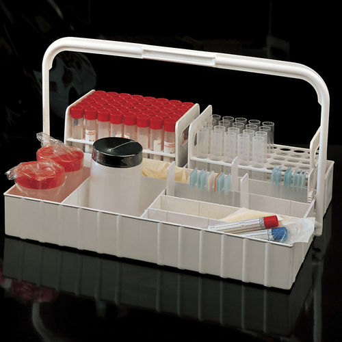 Cestello da laboratorio - M-300 - Deltalab - in plastica