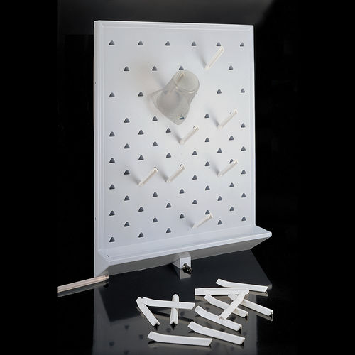 Rack da laboratorio per becher - 19213 - Deltalab - in polistirene / per essiccazione