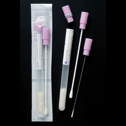 Tampone per microbiologia - 300297 - Deltalab - virale / con terreno di trasporto / sterile