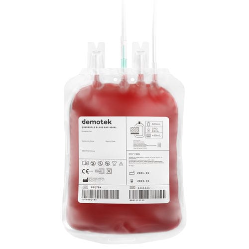 Sacca per sangue quadrupla - BBQ  - Demophorius Healthcare - CPDA-1 / CPD/SAG-M