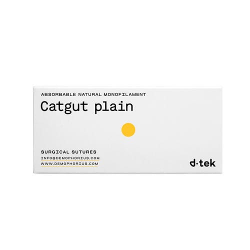 Filo di sutura assorbibile - CP - Demophorius Healthcare - per chirurgia generale / per chirurgia oftalmica / per chirurgia uroginecologica
