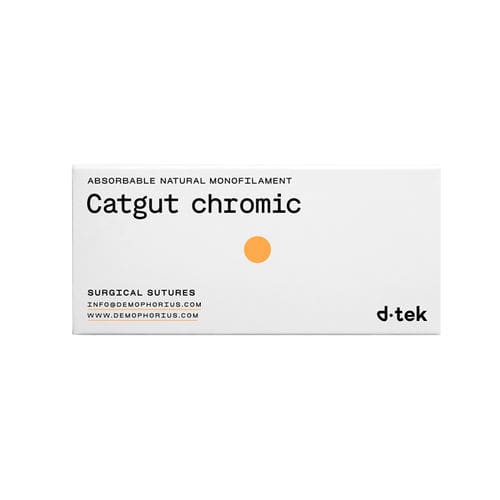 Filo di sutura assorbibile - CC - Demophorius Healthcare - per chirurgia generale / per chirurgia oftalmica / per chirurgia uroginecologica
