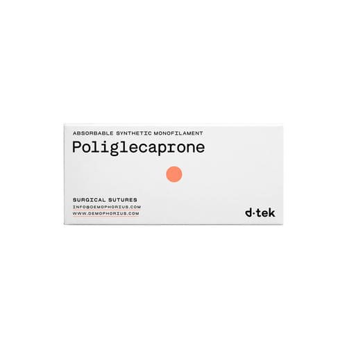 Filo di sutura assorbibile - PLC - Demophorius Healthcare - per chirurgia generale