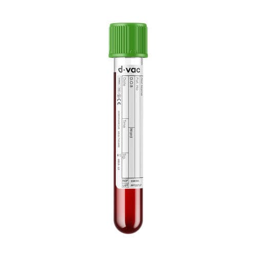 Provetta per prelievi da laboratorio - PHS - Demophorius Healthcare - cilindrico / al plasma / di sangue totale
