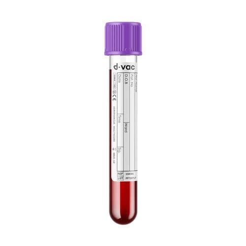 Provetta per prelievi da laboratorio - PED - GED - Demophorius Healthcare - cilindrico / di sangue / in plastica