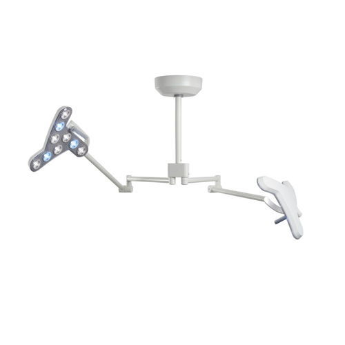 Lampada scialitica LED - TRIANGO 130 Duo - Derungs Licht AG - a soffitto / veterinaria / per sala operatoria