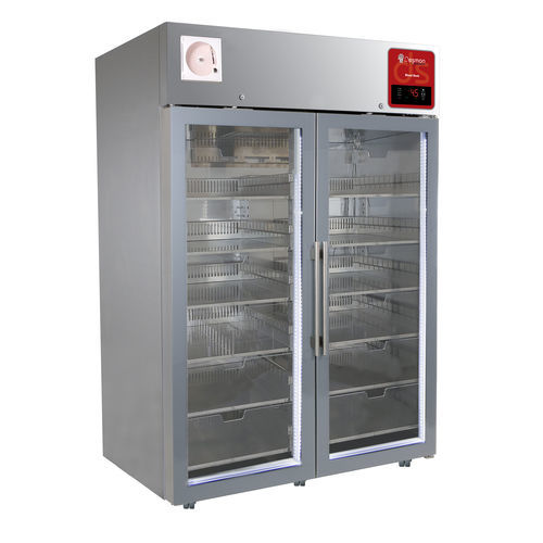 Frigorifero per banca del sangue - DSE-PSM014GBBPCBHE-A - Desmon Scientific - ad armadio / 2 porte / con porta in vetro