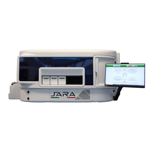 Sistema di automazione di laboratorio per assemblaggio di test diagnostici - S.A.R.A. - Dia.Pro Diagnostic Bioprobes  - random access