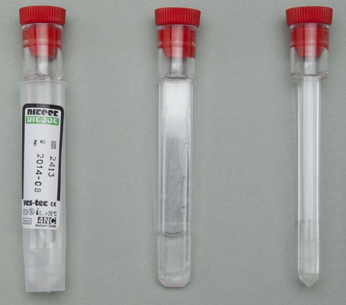 Provetta da laboratorio - VES-TEC  - Diesse Diagnostica Senese - di VES / di sangue / con citrato di sodio