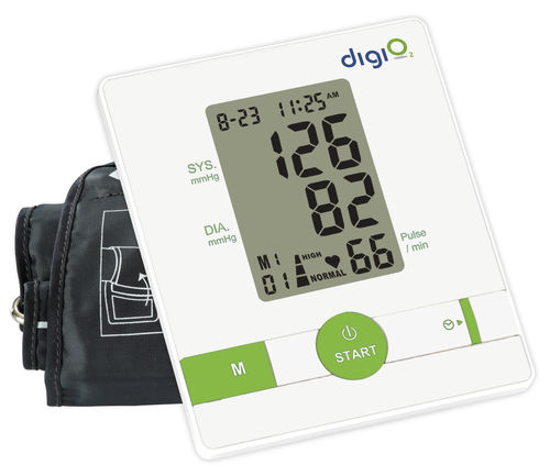 Sfigmomanometro elettronico automatico - 30 - 280 mmHg, 40 -199 bpm | DigiO2® - DigiO2 International Co., Ltd.