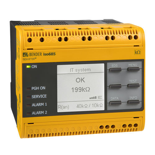 Controllore permanente di isolazione per blocchi operatori - ISOMETER® ISO685-…-P - Bender - per unità di terapia intensiva / per locali medici di gruppo 2 / IEC 60364-7-710