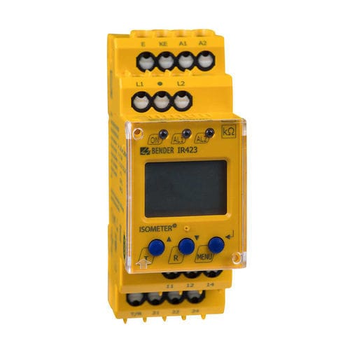Monitor di proving di sicurezza elettrica - ISOMETER® IR423 - Bender - per sistemi informatici medicali / automatico