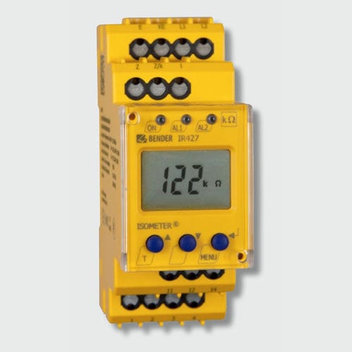 Monitor di proving di temperatura - ISOMETER® IR427 - Bender - di isolamento elettrico / di carica / per sistemi informatici medicali