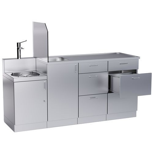 Armadio modulare - Individual - Discher Technik  - con cassetti / fisso / in acciaio inossidabile