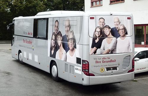 Unità mobile ospedaliera per radiografia - Dlouhy - autobus