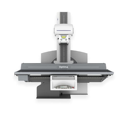 Sistema di radiofluoroscopia digitale - OPTIMA - DMS Imaging - per fluoroscopia diagnostica / per radiografia multidisciplinare / con tavolo ribaltabile