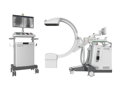 Amplificatore di brillanza mobile - EVO R+ FP - DMS Imaging - con sensore piano / con colonna video