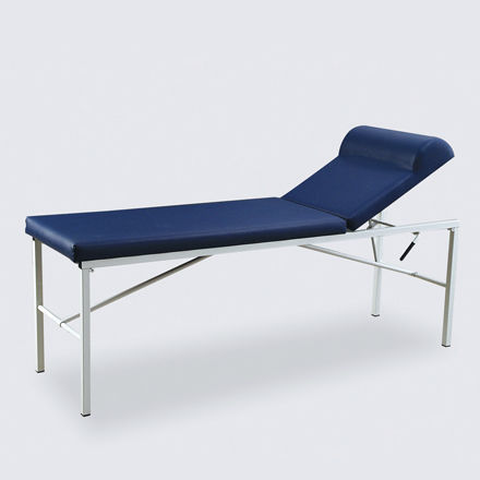 Lettino da visita manuale - 90114304 - DOLSAN MEDICAL - ad altezza fissa / con schienale regolabile / a 2 sezioni