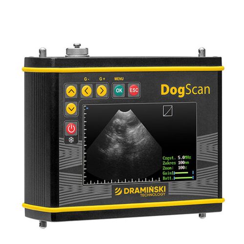 Ecografo veterinario portatile - DogScan - Dramiński - multiuso / per cani / in bianco e nero