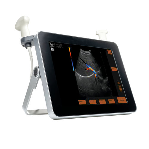 Ecografo portatile - EvoTouch+ - Quantel Medical - Interventional Imaging - per ecografia multidisciplinare / con doppler a colori / in bianco e nero