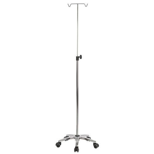 Asta portaflebo con rotelle - A4701 - Ecopostural - 2 ganci / in alluminio / ad altezza regolabile