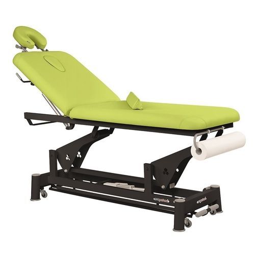 Lettino da visita elettrico - C5602 series - Ecopostural - ad altezza regolabile / verde