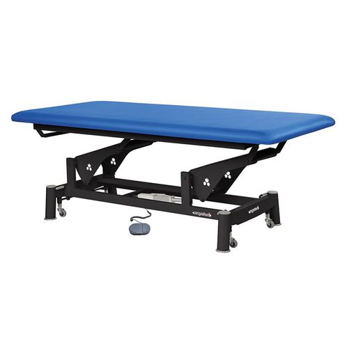 Lettino da visita elettrico - C5604 series - Ecopostural - con rotelle / blu