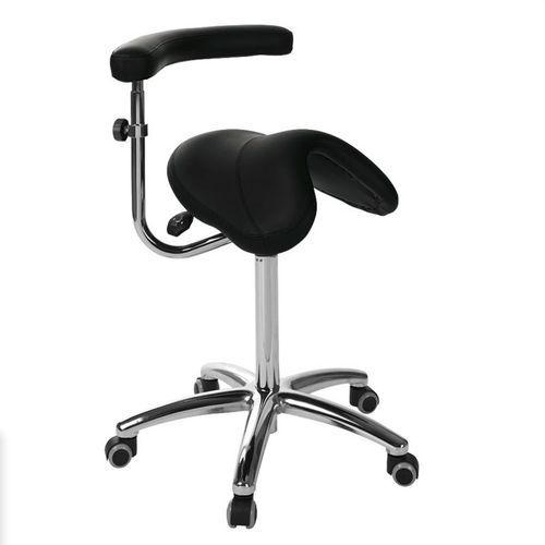 Sgabello per struttura sanitaria - S5663 series - Ecopostural - ad altezza regolabile / basculante / con braccioli