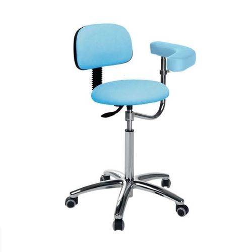 Sgabello per struttura sanitaria - S5624 series - Ecopostural - ad altezza regolabile / pneumatico / con rotelle
