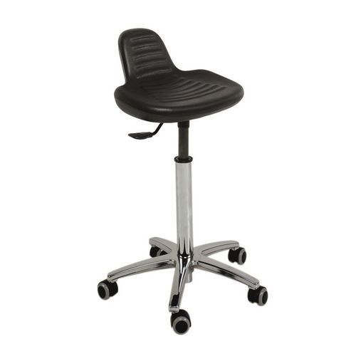 Sgabello per struttura sanitaria - S5608 - Ecopostural - ad altezza regolabile / con rotelle / con schienale