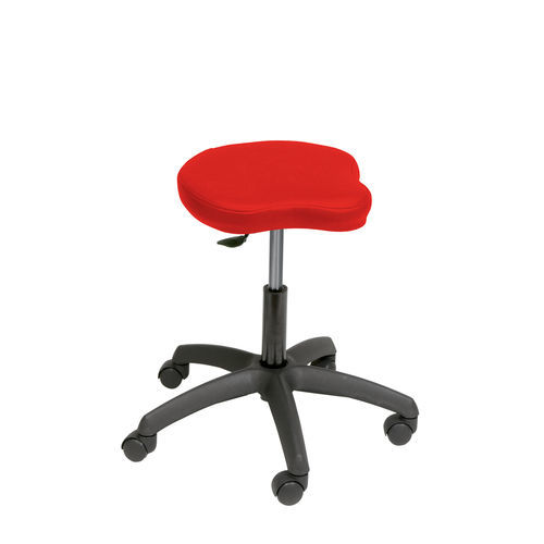 Sgabello per struttura sanitaria - S2640 series - Ecopostural - ad altezza regolabile / pneumatico / con rotelle