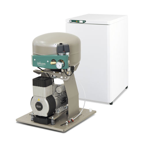 Compressore per odontoiatria - DK50 PLUS - EKOM spol - a membrana / 1 postazione / con essiccatore d'aria