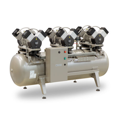 Compressore d'aria per odontoiatria - DK50 3X4VR/M - EKOM spol - modulare / multiposto / con essiccatore d'aria